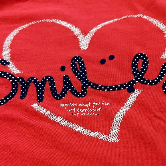 Women ST. Even orange Polka Dot Lounge Set Pajamas Size M Made in Colombia - Picture 5 of 10